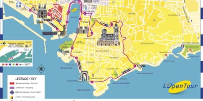 Марсель-хоп-хоп-офф автобус маршрут на карте